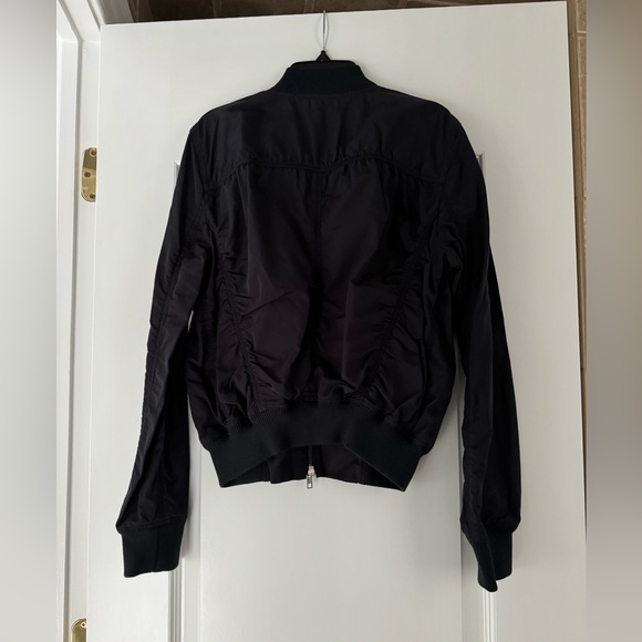 VINCE Ruched Bomber Jacket - Picture 5 of 9